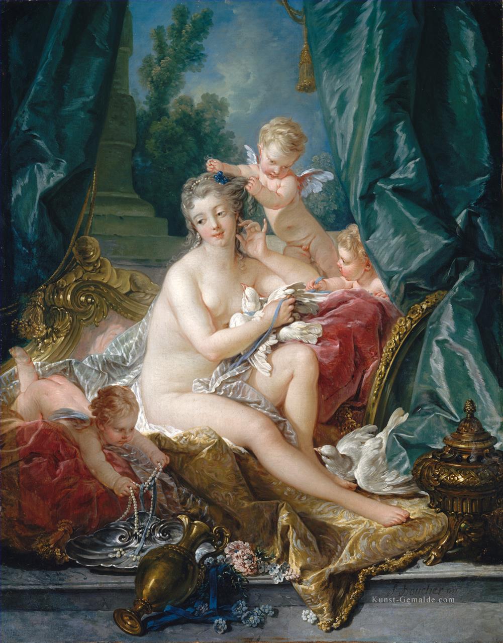 Die Toilette der Venus Francois Boucher Klassik Rokoko Ölgemälde